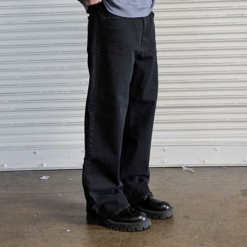 Caviar Black Baggy Fit Jean