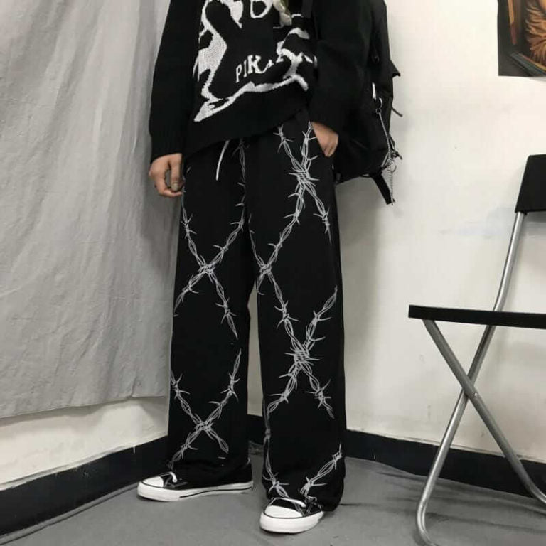 Barbed Wire Baggy Fit Pant